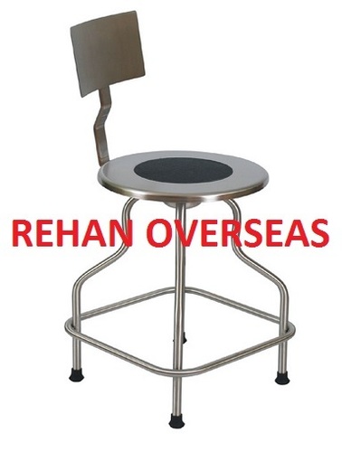 Lab Stool with Backrest