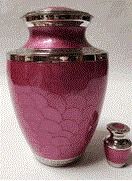 Pink Pearl Brass Urn