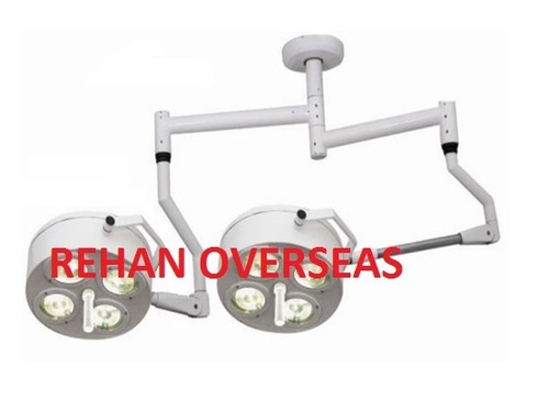 Double Dome Ceiling OT Light 4 + 4 Reflector