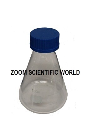 Glass Flask Conical With Screw Cap