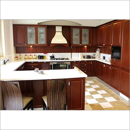 G Shape Modular Kitchen