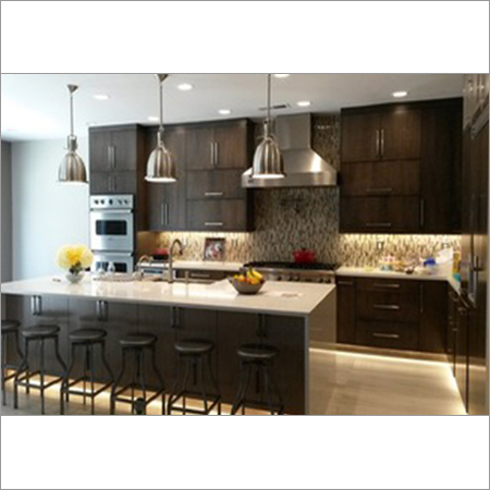 Curved Modular Kitchen