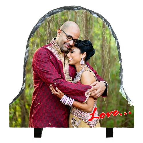 Top Rounded Stone Plaque