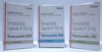 Temoside Temozolomide Capsules - 20 Mg, 100 Mg, 250 Mg Strengths | Pack Of 5 Capsules For Medical Use Under Guidance