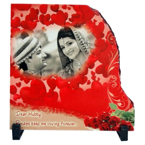 Side Rounded Stone Plaque