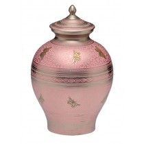 Butterfly Pink Cremation Urn