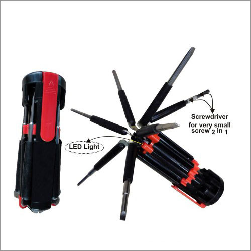 8 in 1 Multi screwdriver set with LED