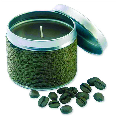 Coffee Vapours - Metal & Wax, 3x3x4 Inches | Relaxing Aroma, Long-Lasting Burn, Gift-Ready Tin Container