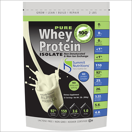 Vanilla Flavored Whey Protein Isolate