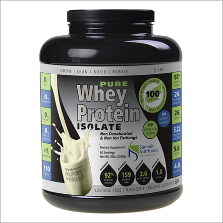 Vanilla Whey Protein Isolate Powder