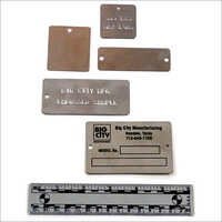 Steel Tags Name Plates