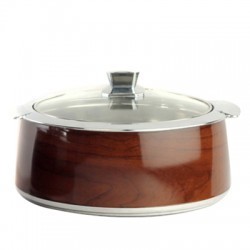 Hot Pot With Wooden Finish