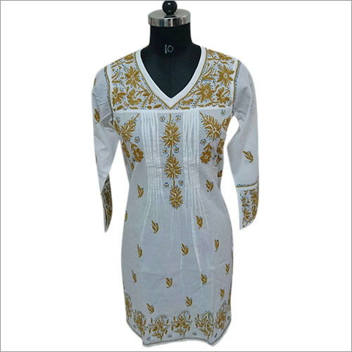 Embroidered Cotton Kurti