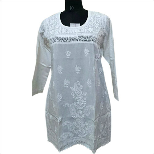 Designer White Kurti