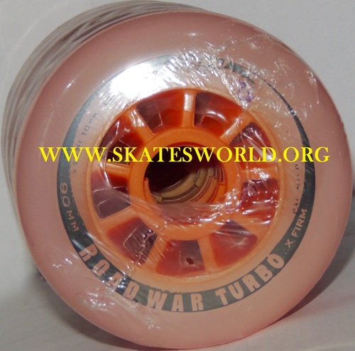 Road War Terbo - Plastic Material, 55x85 mm Size, Pink Color | Anti-Scratch, Ideal for Skating
