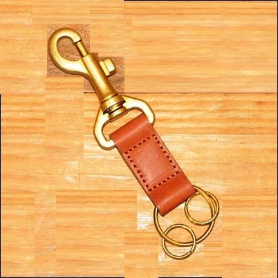 Leather Key Ring