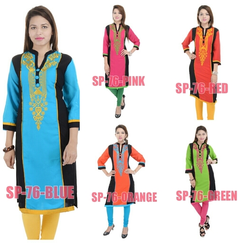 Rayon Casual Kurtis