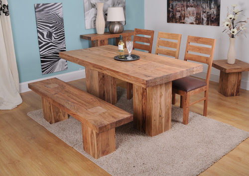 Live Edge Designer Dining Set