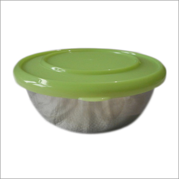 Plastic Lid Serving Bowl - Stainless Steel & Plastic, Lightweight Design, Optimum Quality, Variety of Sizes 10cm to 16cm