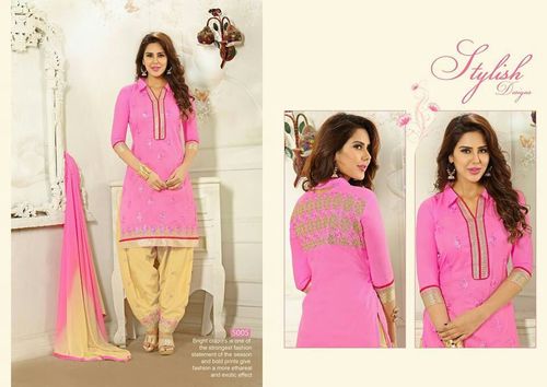 Womens Pink Salwar Suits