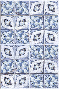 Blue Fancy Glossy Tiles