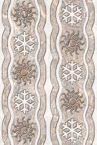 Border Pattern Glossy Tiles