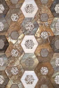 Brown Pattern Gloss Tiles