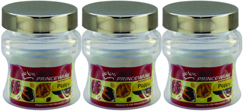 Poppy Pet Jar 500 ml x 3 Pcs Set