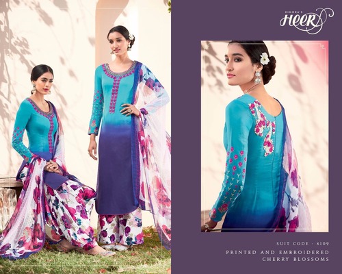 HEER 12 Cotton Embroidery Suits