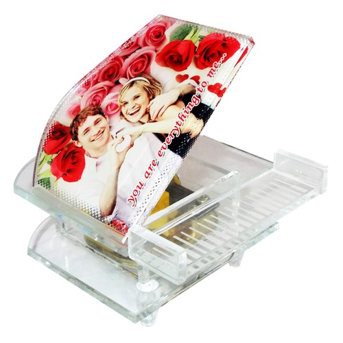 Musical Piano Crystal Showpiece