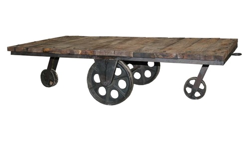 Antique Industrial Coffee Table