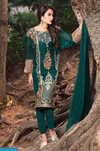 MOTIFZ Georgette Embroidery Suits