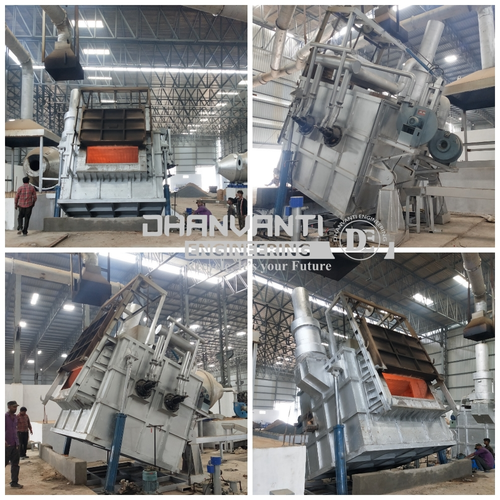 Aluminium Melting Skelner Hydraulic Tilting Furnace