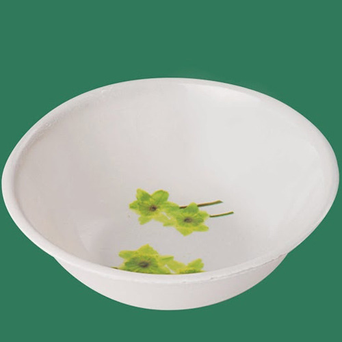 Serving Bowls 31 - Melamine 15cm Diameter, 500ml, White | Floral Design, Microwave & Dishwasher Safe, Stackable