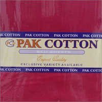 Dyed Bed Sheet Set - Cotton 150x240cm Red, Smooth Texture, Colorfast, Durable, Comfortable