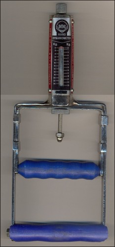 HAND DYNAMOMETER PORTABLE (25 Kg. Capacity) :
