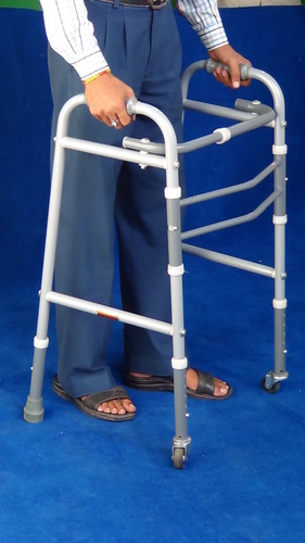 WALKER Aluminium Height Adjustable & Foldable Fram