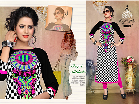 Designer Printed Cotton Kurtis
