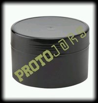 350 Ml Plastic Cream Jar - Polypropylene, Shiny Black, Opaque Material | Lightweight, Eye-catchy Look, Customizable Design Options