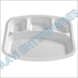 White Rectangular Thermocol Plates