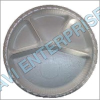 4 Partition Round Thermocol Plates