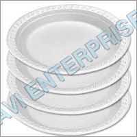 White Thermocol Quarter Plates