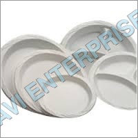 12 Inch Round Thermocol Plates