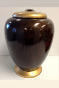 Brass Ashes Urn Golden