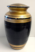 Polished Round Classic Brass Ashes Urn