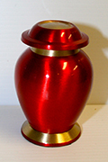Red Keepsake Memorial Urn