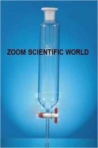 Dropping Funnels Cylindrical With Interchangeable Stopper & Stopcock, Plain Stem - Glass Material, 15 Mm-180 Mm Size, Transparent Color | Suitable For Chemical Laboratory Use