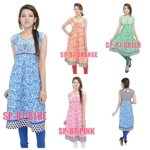 Embroidered Anarkali Kurtis