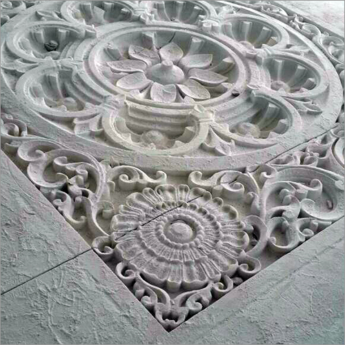 Marble Temple Pillar Carving