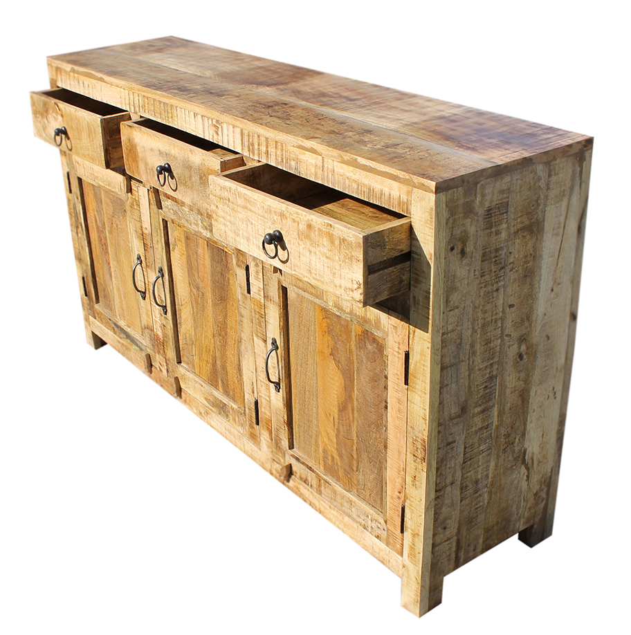 Mango Range Furniture- 3 Drawer Sideboard